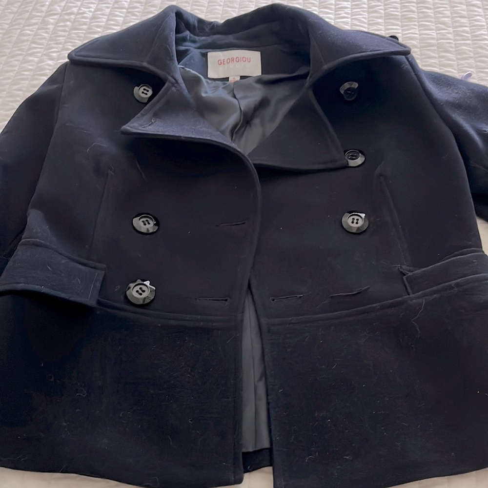 Nice Black jacket. Super warm and medium weight also. Size L